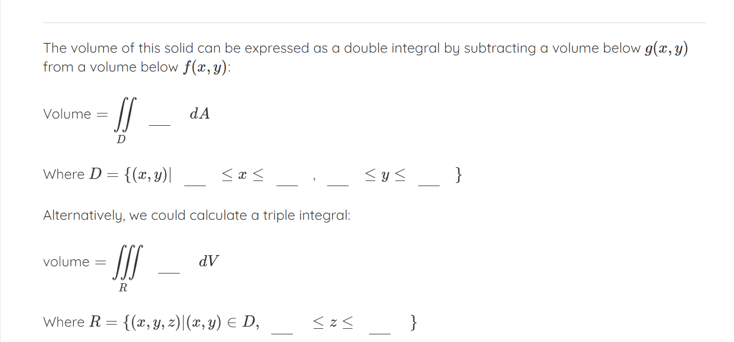 Solved Consider The Solid Bounded By The Two Surfaces | Chegg.com