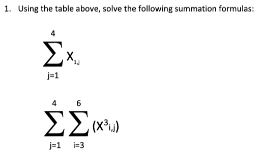 Solved j=1 j= 2j= 3j=4 i=1 3 2 1 i=2 6 4 5 i=3 5 3 4 i= 44 | Chegg.com