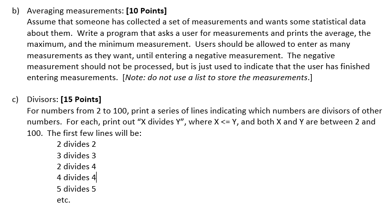Solved b) Averaging measurements: (10 Points] Assume that | Chegg.com