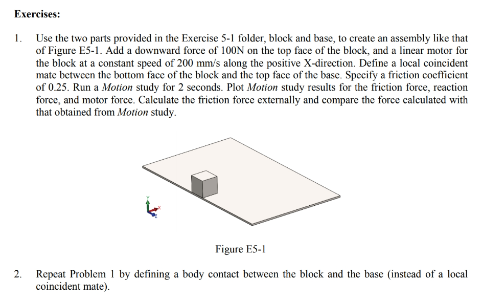 Use The Two Parts Provided In The Exercise 5-1 | Chegg.com