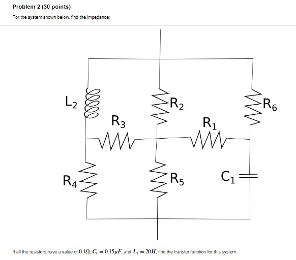 Problem 2 ( 30 points) For the system shown below, | Chegg.com
