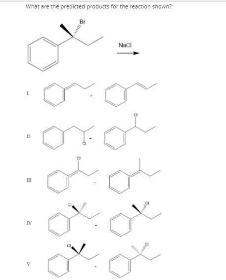 Solved What are the predicted products for the reaction | Chegg.com