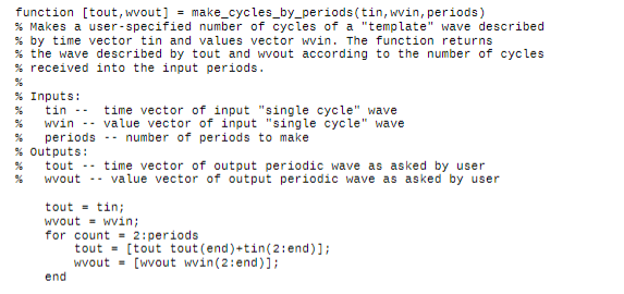 In Matlab: Using this function format below (this is | Chegg.com