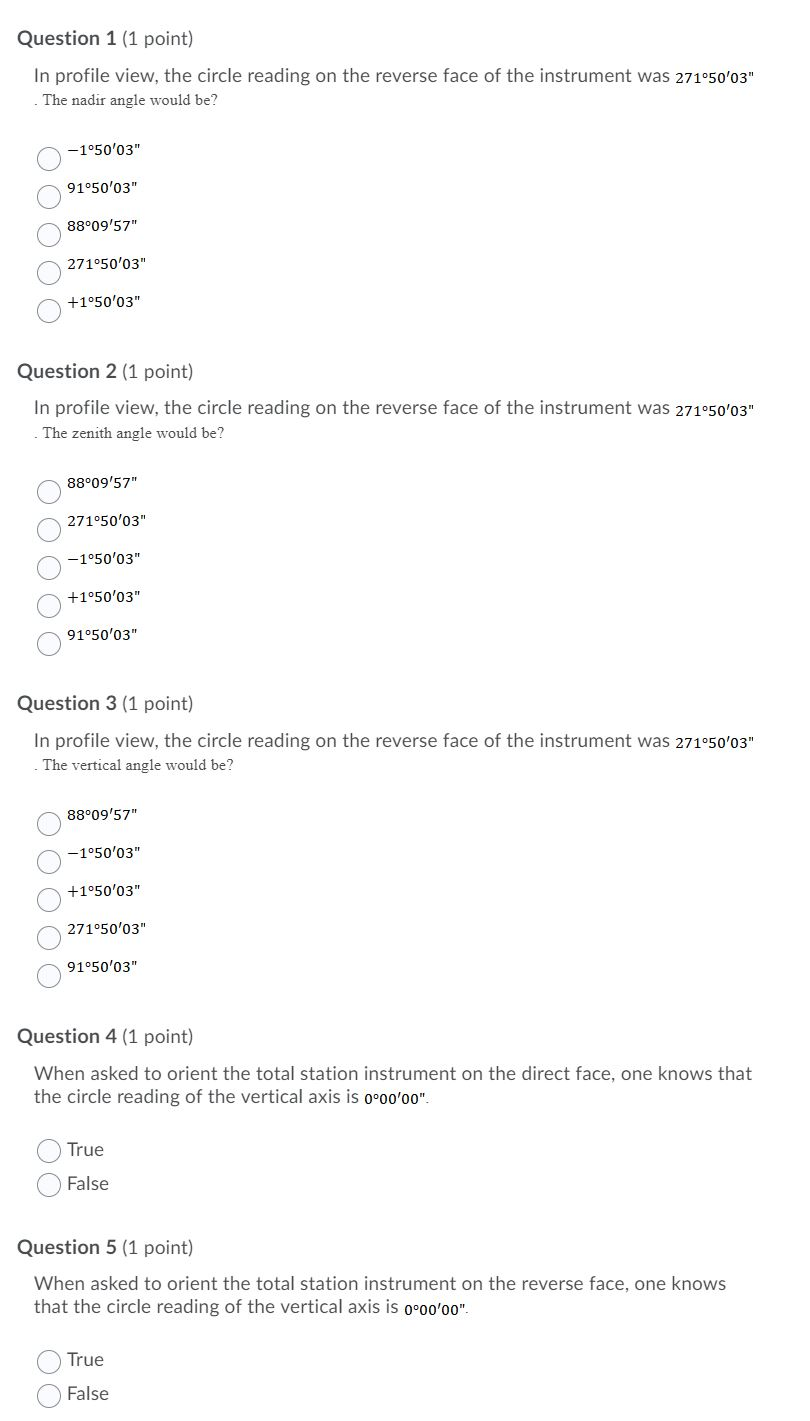 Solved Question 1 (1 point) In profile view, the circle | Chegg.com