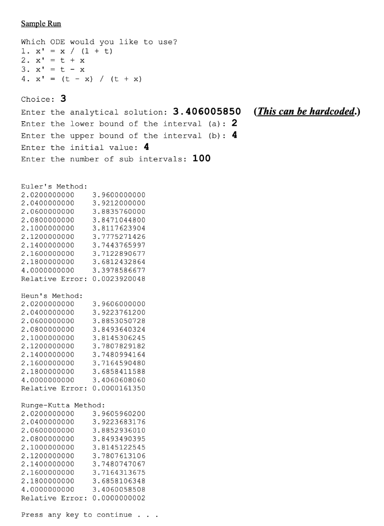 Part I. Use Maple to calculate the values of the | Chegg.com