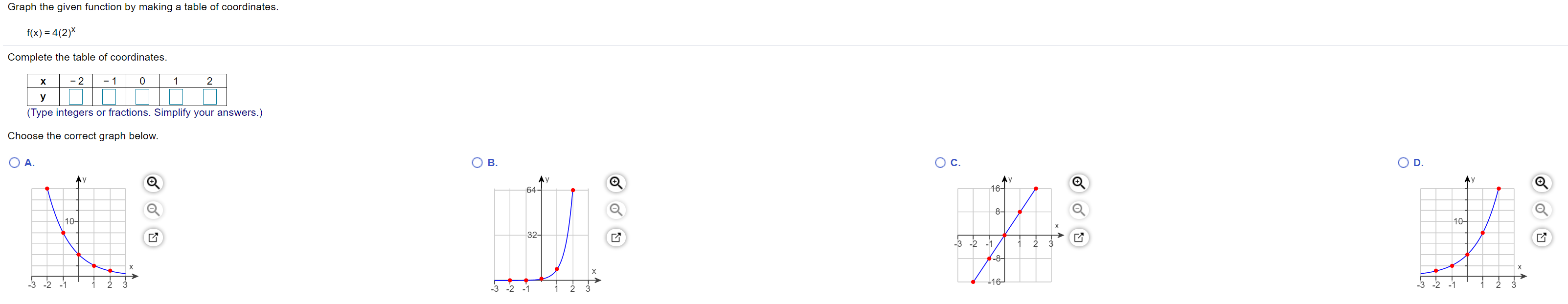 Solved Graph the given function by making a table of | Chegg.com