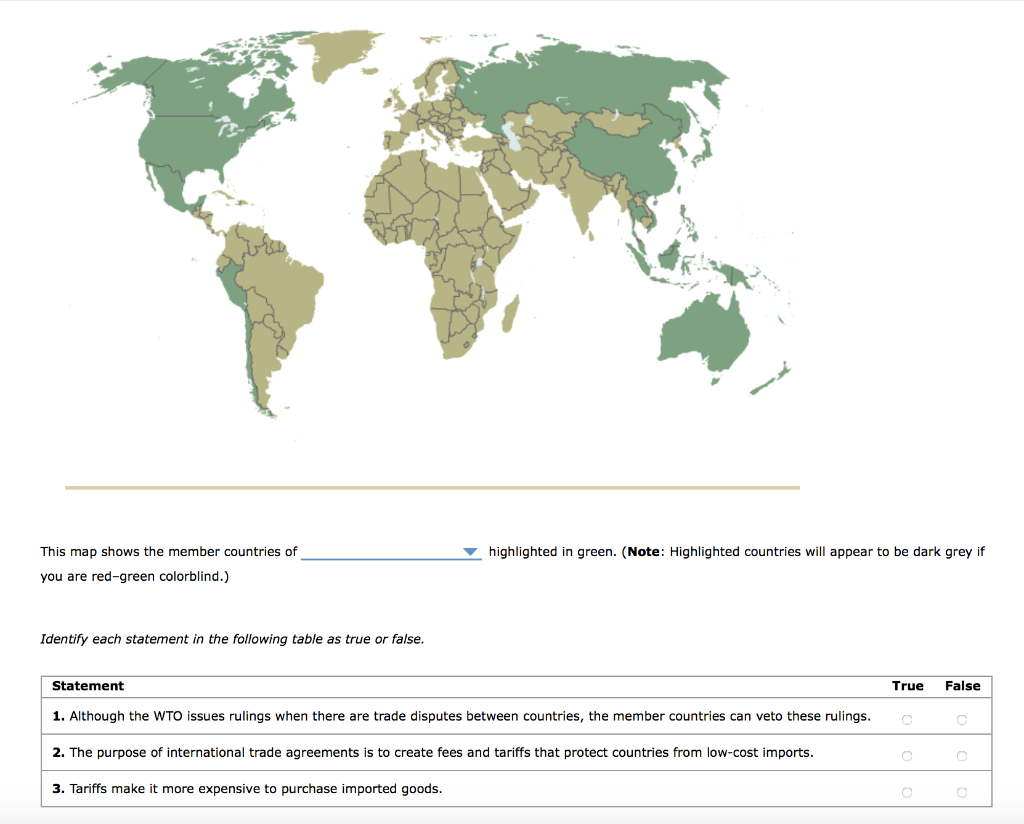 Solved highlighted in green. (Note Highlighted countries