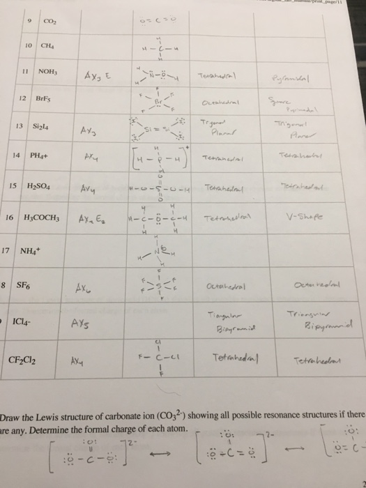 Solved Lab Sectio Nene A Lewis M. If There Draw The Lewis 