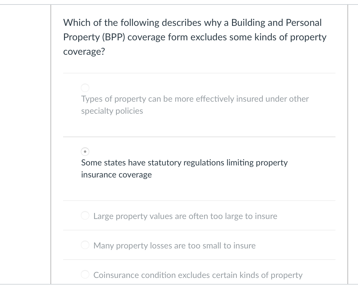 Which of the following describes why a Building and | Chegg.com