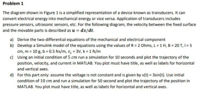 Solved Problem 1 The Diagram Shown In Figure 1 Is A | Chegg.com