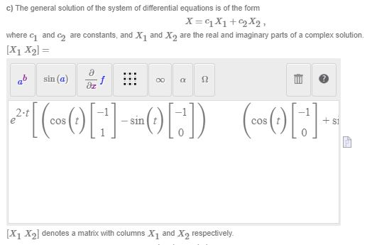 Solved Consider the system of differential equations 21 = 31 | Chegg.com