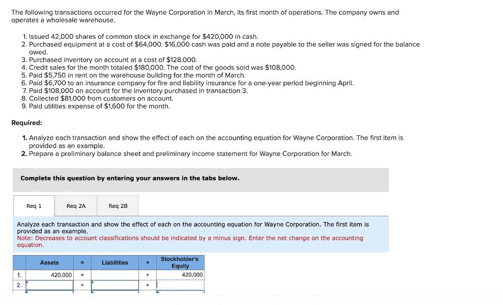 Solved theres 9 rows to fill in please help me fill in all | Chegg.com