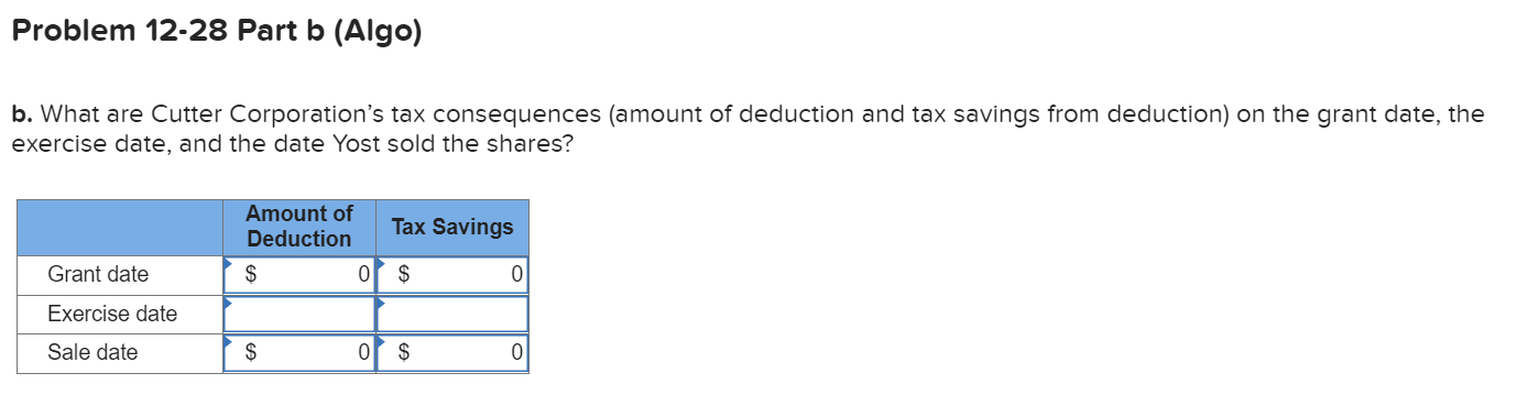 Solved Yost Received 300 NQOs (each Option Gives Yost The | Chegg.com