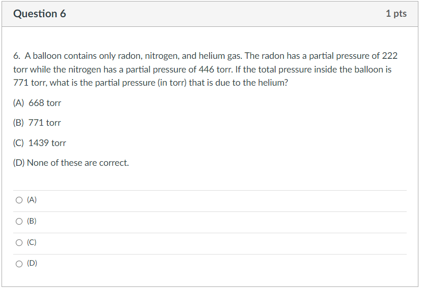 Solved Gen Chem 1 Please Answer all multiple choice | Chegg.com