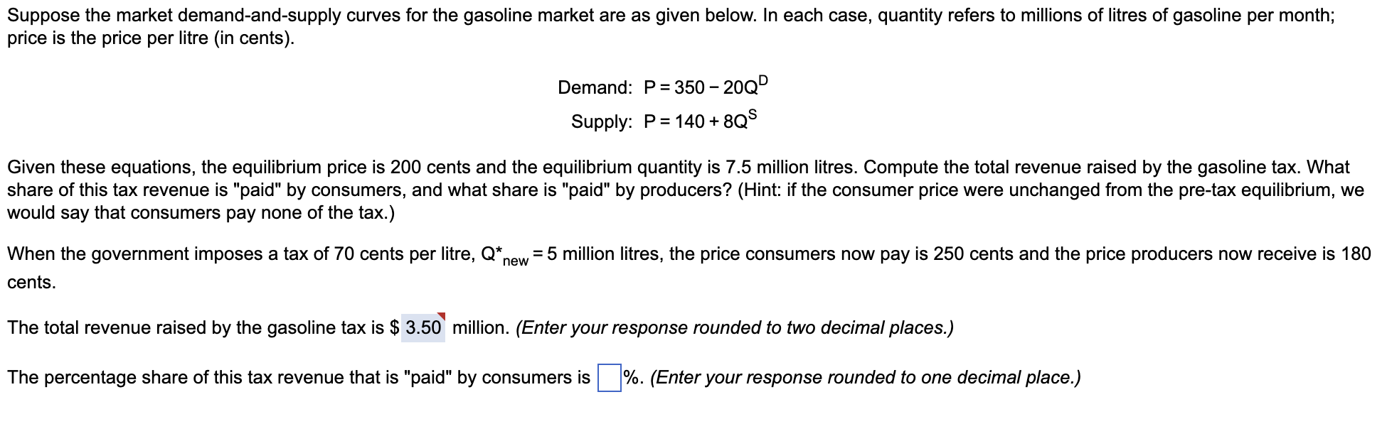 Solved Suppose The Market Demand-and-supply Curves For The | Chegg.com