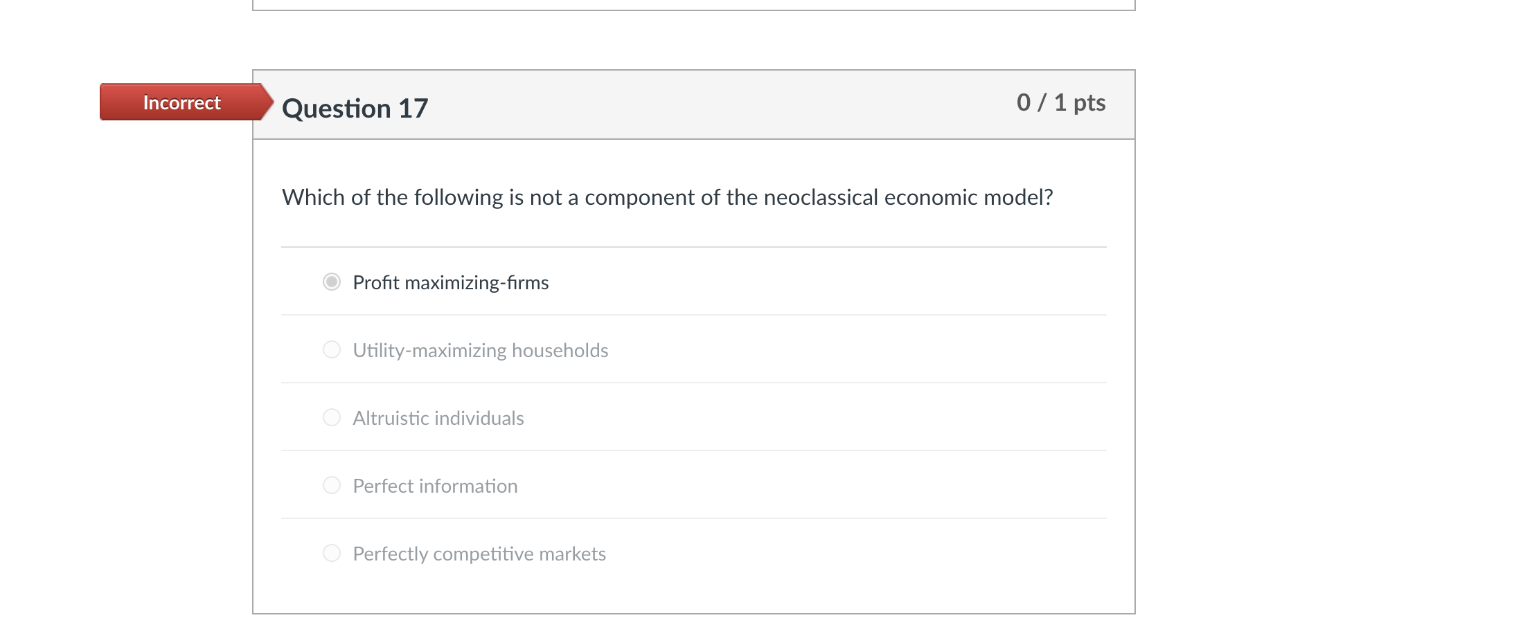 Solved Incorrect Question 5 0 / 1 pts Which one of the | Chegg.com