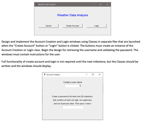 Design and create a GUI program in Python for a | Chegg.com