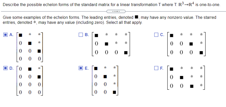 solved-describe-the-possible-echelon-forms-of-the-standard-chegg