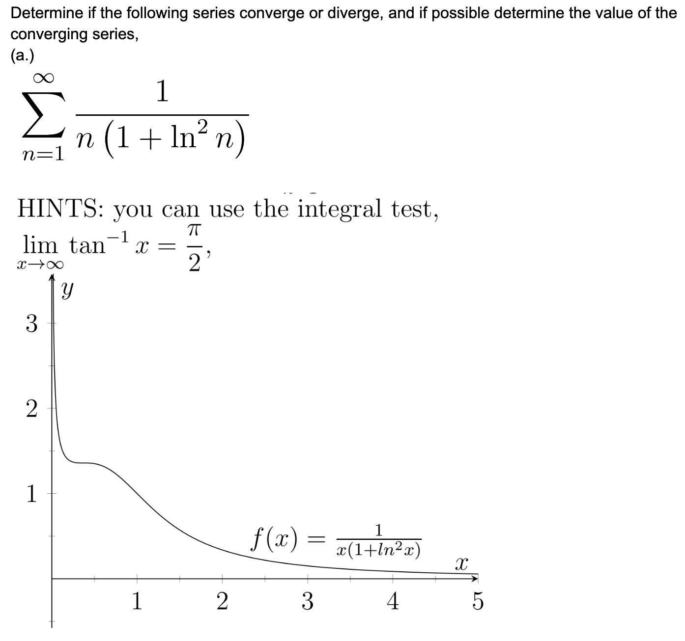 Solved Determine if the following series converge or | Chegg.com