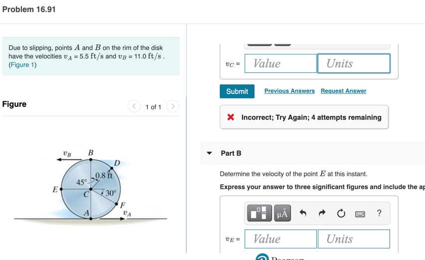 Solved Due to slipping, points A and B on the rim of the | Chegg.com