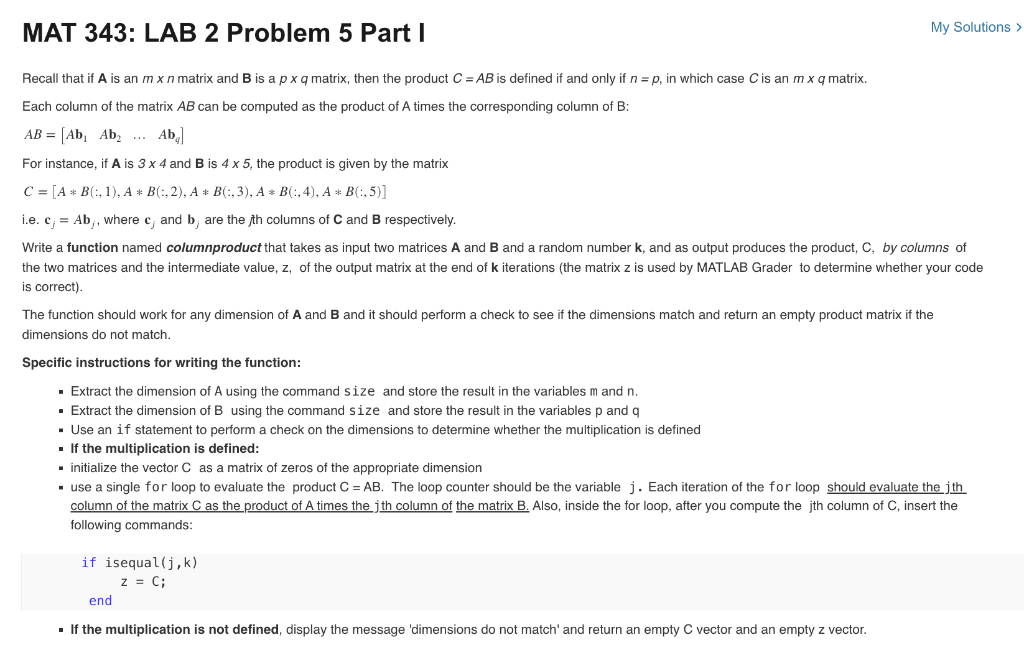 Solved Recall That If A Is An Mxn Matrix And B Is A P×q | Chegg.com