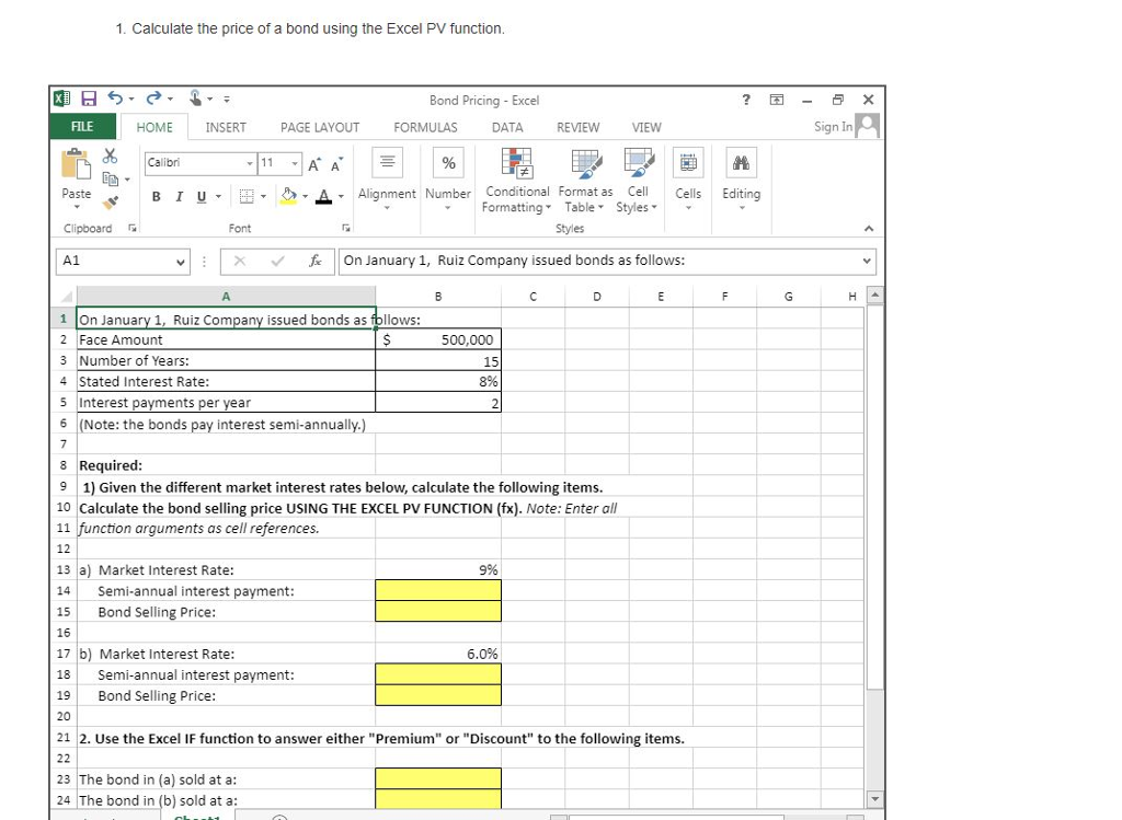 solved-1-calculate-the-price-of-a-bond-using-the-excel-pv-chegg