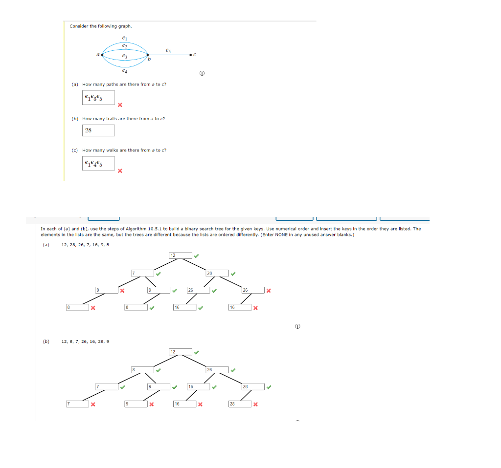 Solved Consider The Following Graph A Graph With 3 Vertices