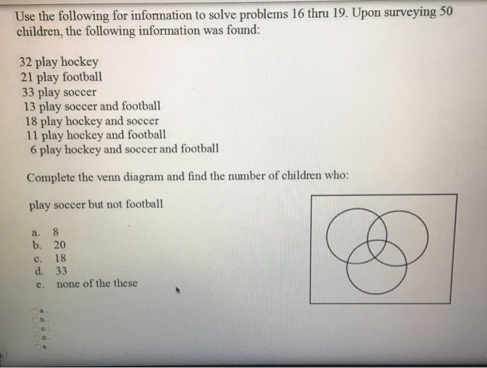 Solved Use the following for information to solve problems | Chegg.com