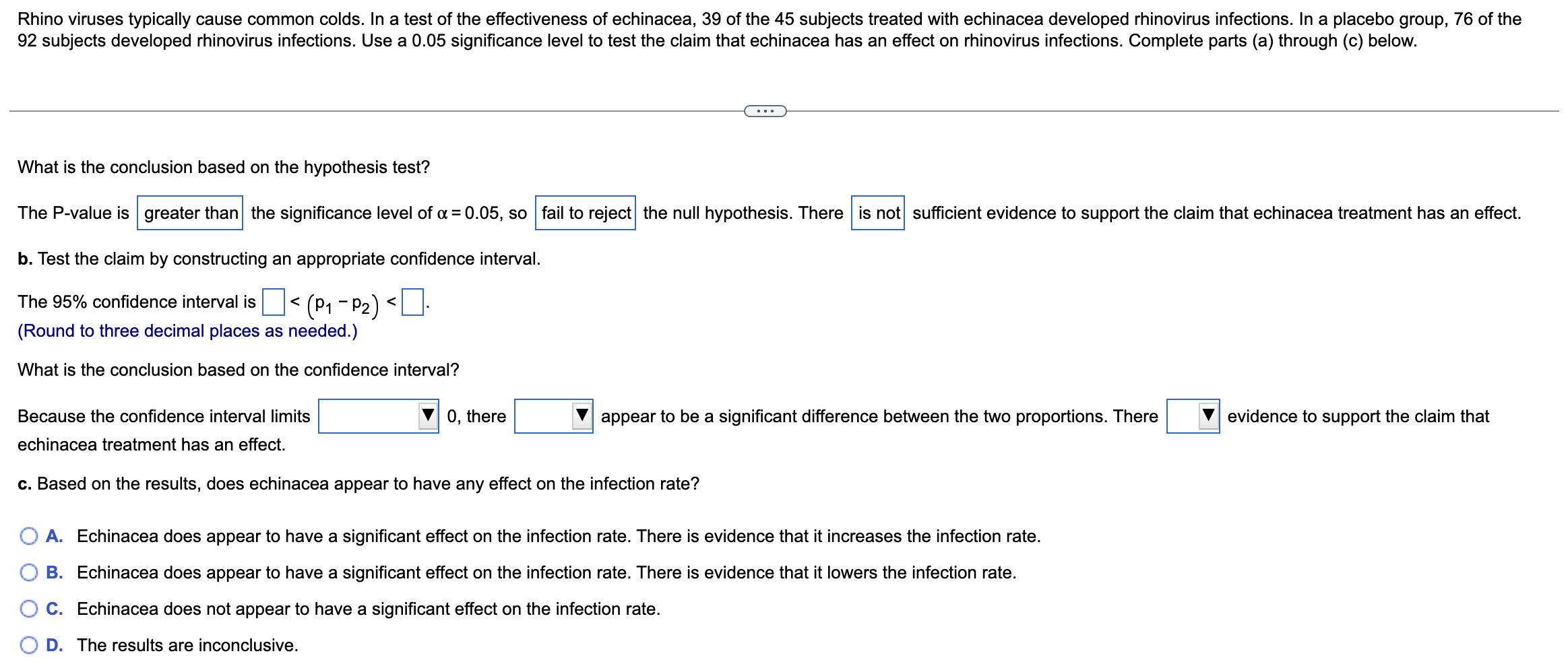 Solved What Is The Conclusion Based On The Hypothesis Chegg solved-what-is-the-conclusion-based-on-the-hypothesis-chegg