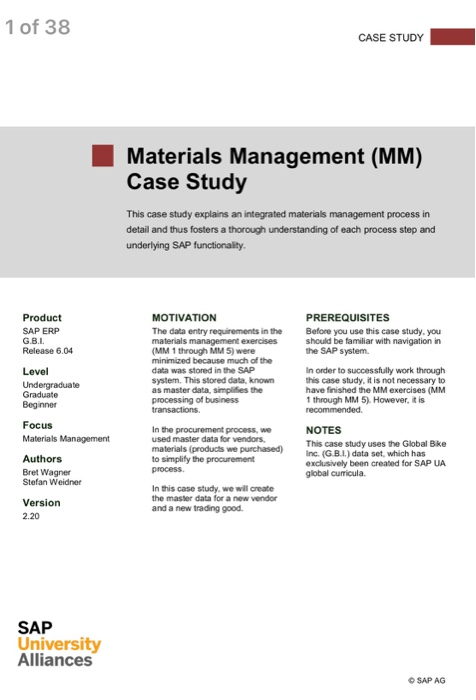sap case study gbi sap case study gbi
