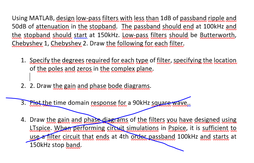 Solved ONLY PART 1&2 , PLEASE QUICKLY MAKE WITH MATLAB AND | Chegg.com
