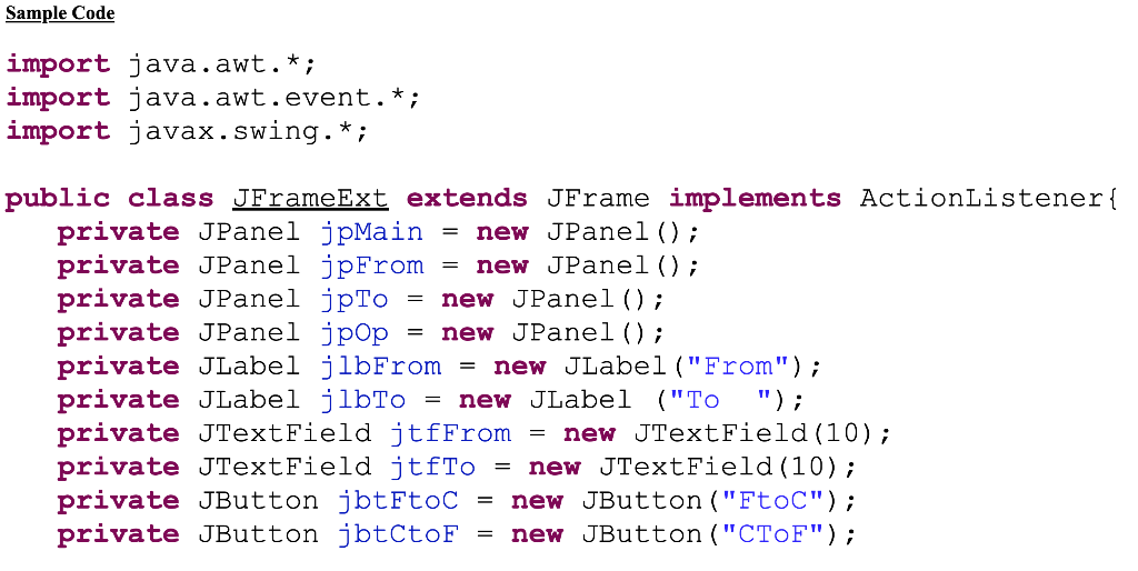 java class and object - graphical user interface (gui)... TOPICS Graphical User Interfaces (GUI) DESCRIPTION | Chegg.com