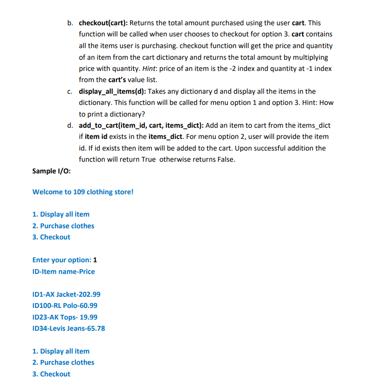Solved Problem description: Write a python application to | Chegg.com