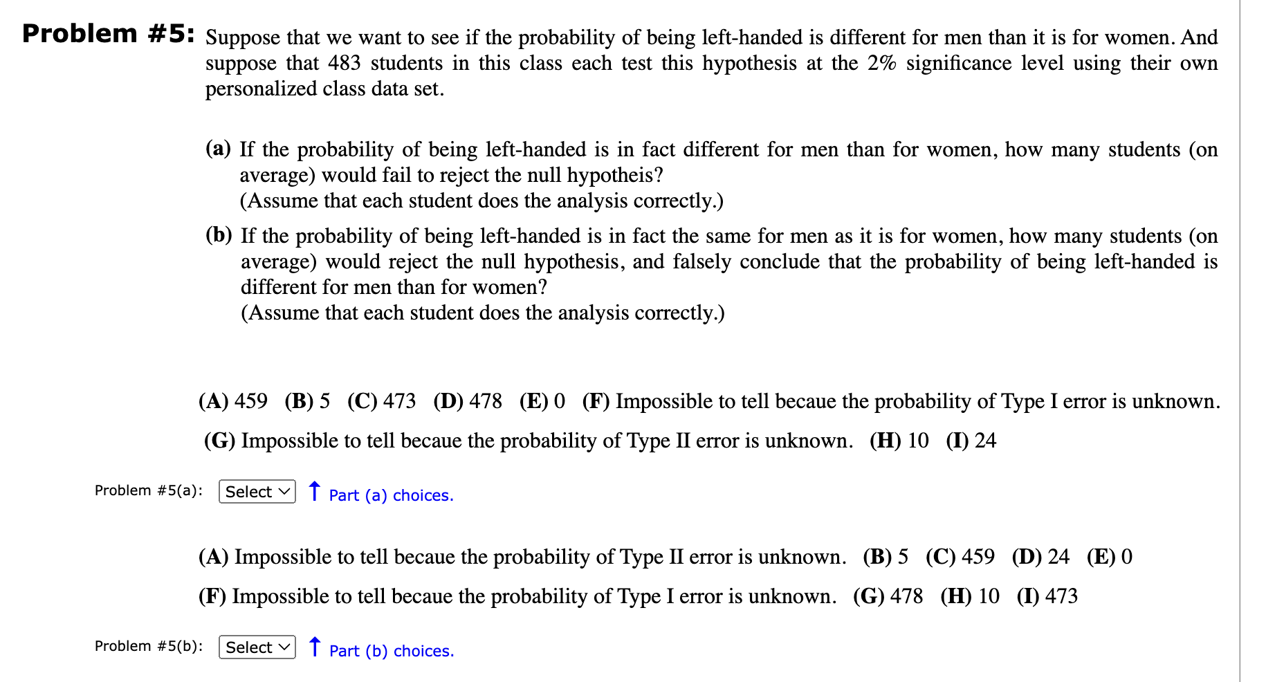 Solved # #: Suppose that we want to see if the probability | Chegg.com