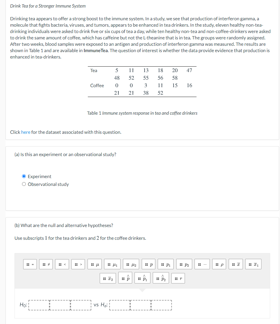 Solved Drink Tea for a Stronger Immune System Drinking tea
