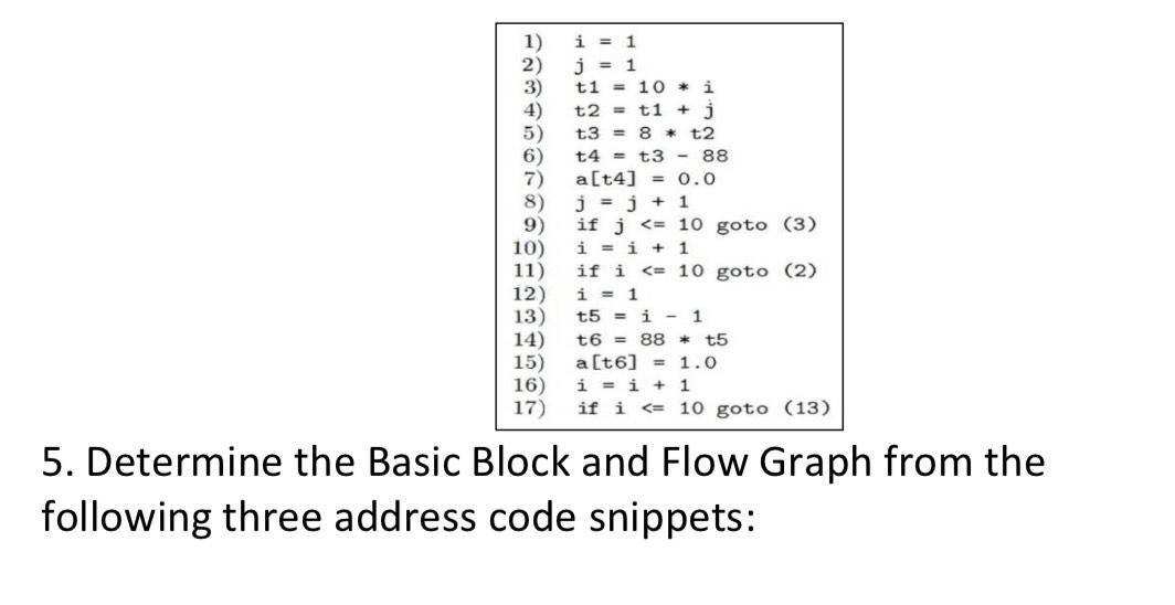 Solved 1) 2) 3) 4) 5) 6) 7) 8) 9) 10) 11) 12) 13) 14) i = 1 | Chegg.com