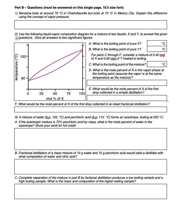 Solved Benzene boils at around 79 °C in Charlottesville but | Chegg.com