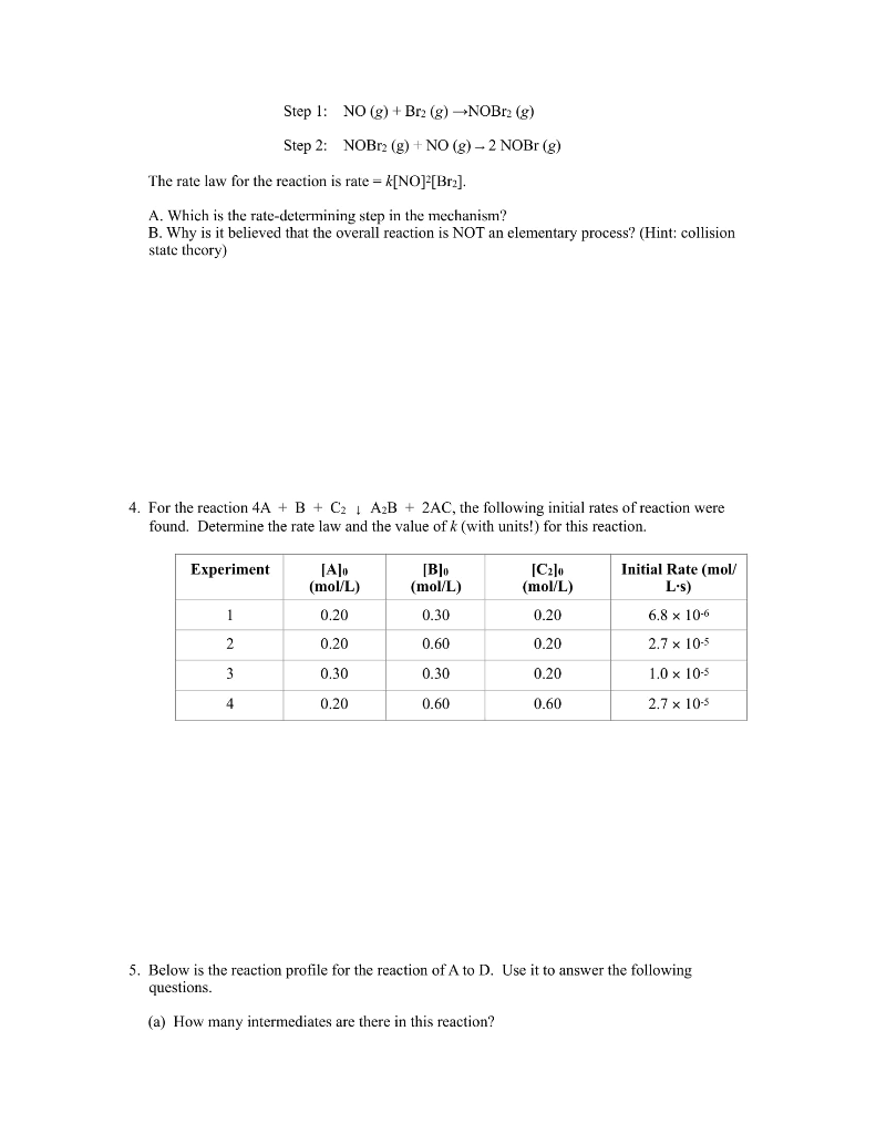 [Solved] 1. The rate law for the reaction 2NO2(g) F2(g) 2NO2F(g) is