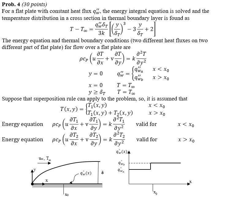 Solved a) Write thermal boundary conditions for . b) Write | Chegg.com