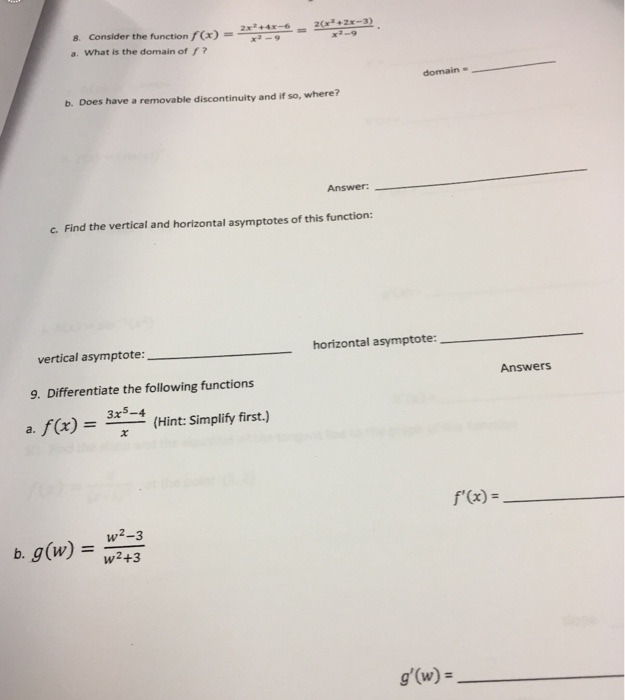 Solved 8. Consider the functionf(x)= 2x2 +4x→= a. What is | Chegg.com