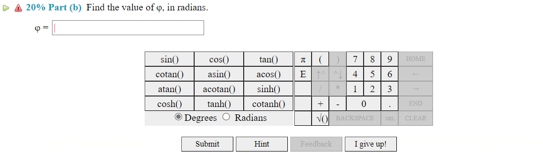 Solved (14\%) Problem 6: A mass m=1.5 kg hangs at the end of | Chegg.com