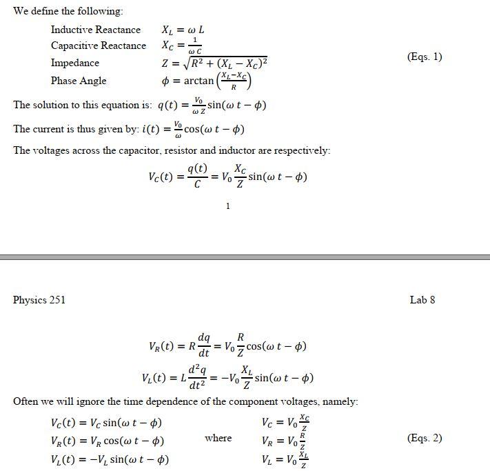 Solved 7 At Low Frequencies W 1 L C The Circuit Is Chegg Com