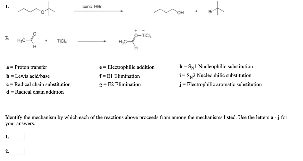 Solved 1. conc. HBr OH +Br O-TiCl4 2. НС a-Proton transfer b | Chegg.com