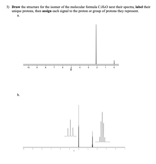 Solved 3) Draw the structure for the isomer of the molecular Chegg com
