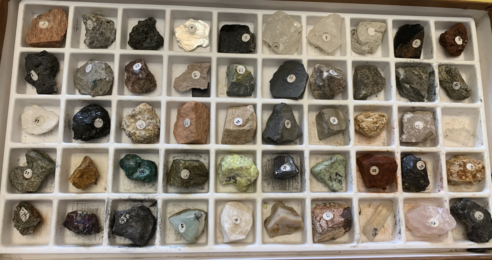 Sedimentary Rock Collection - 15 Specimen