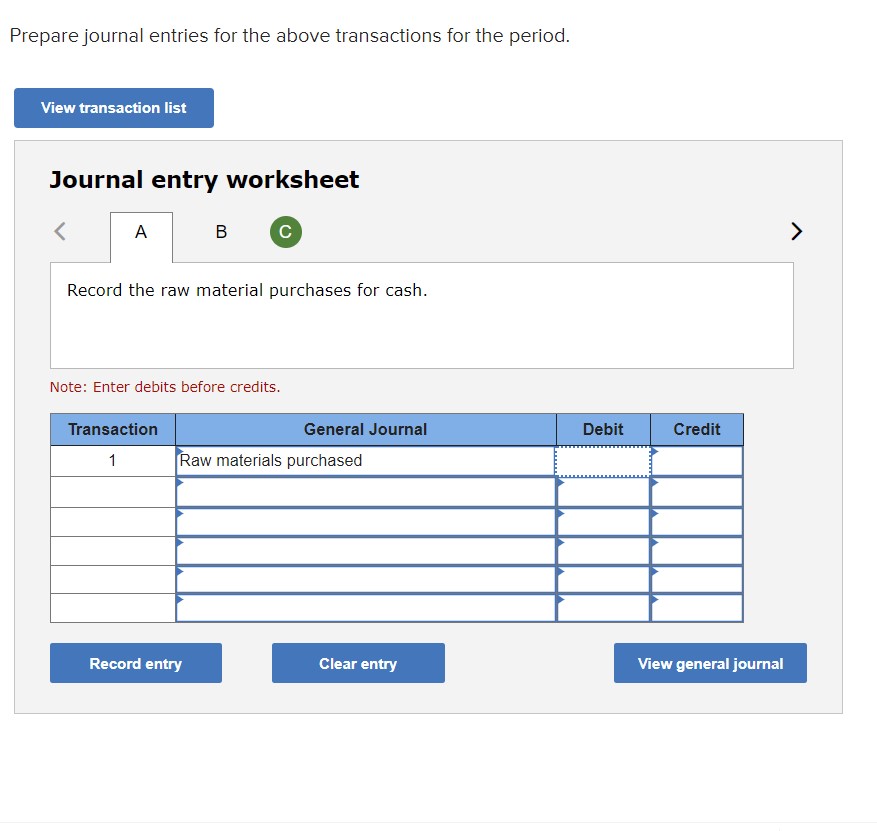 Solved Journal Entry Worksheet Note: Enter Debits Before | Chegg.com