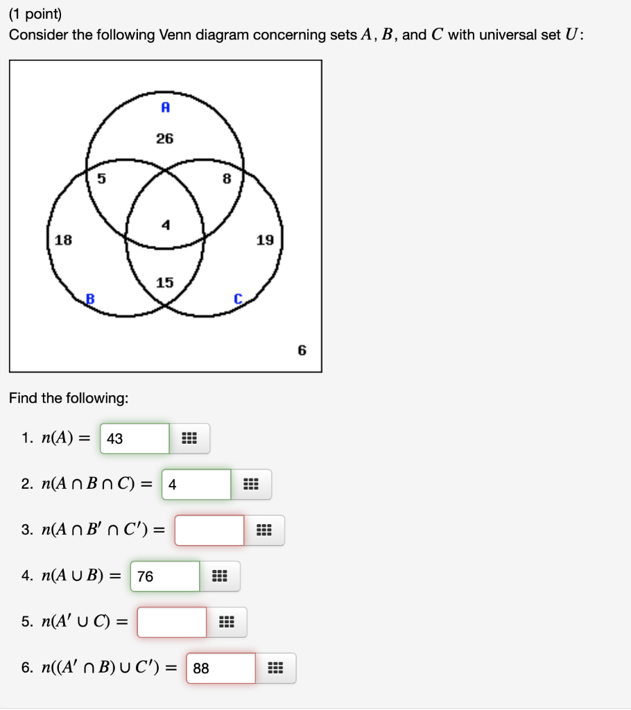 Solved 1 Point Let X Y Z Cu If N U 80 N X 20 Chegg Com