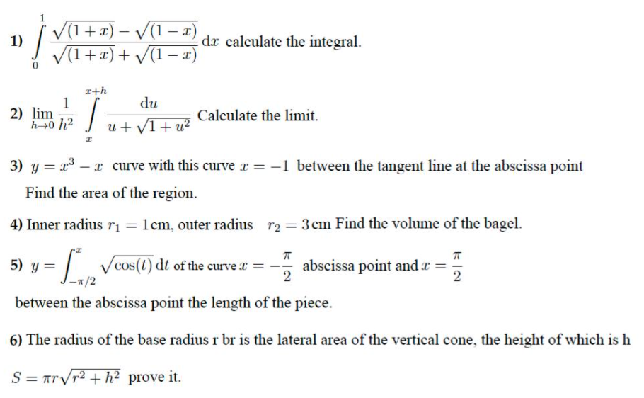 Solved 1 1 X V 1 2 Dx Calculate The Integral Chegg Com