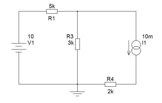 Solved Use superposition principle to calculate voltage and | Chegg.com