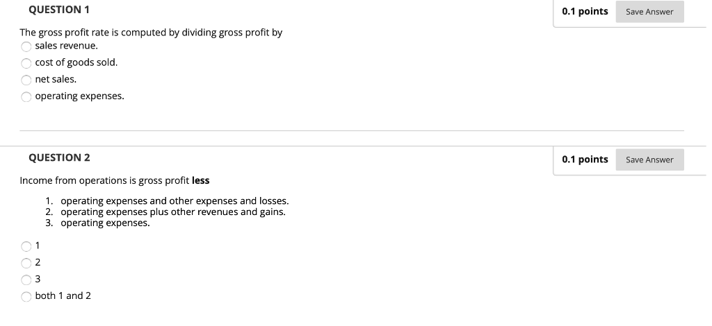 Solved QUESTION 3 0.1 points Save Answer Tony's Market | Chegg.com